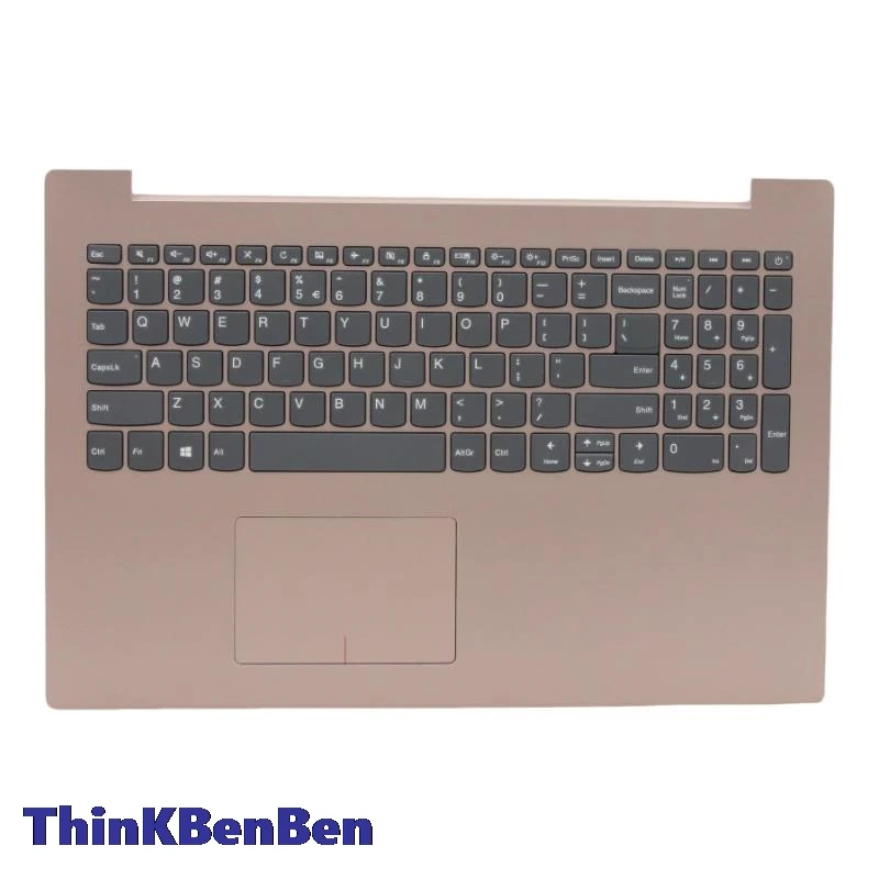 

US English Keyboard Coral Red Upper Case Palmrest Shell Cover For Lenovo ideapad 320 15 AST IAP ABR ISK IKB 5CB0N86626