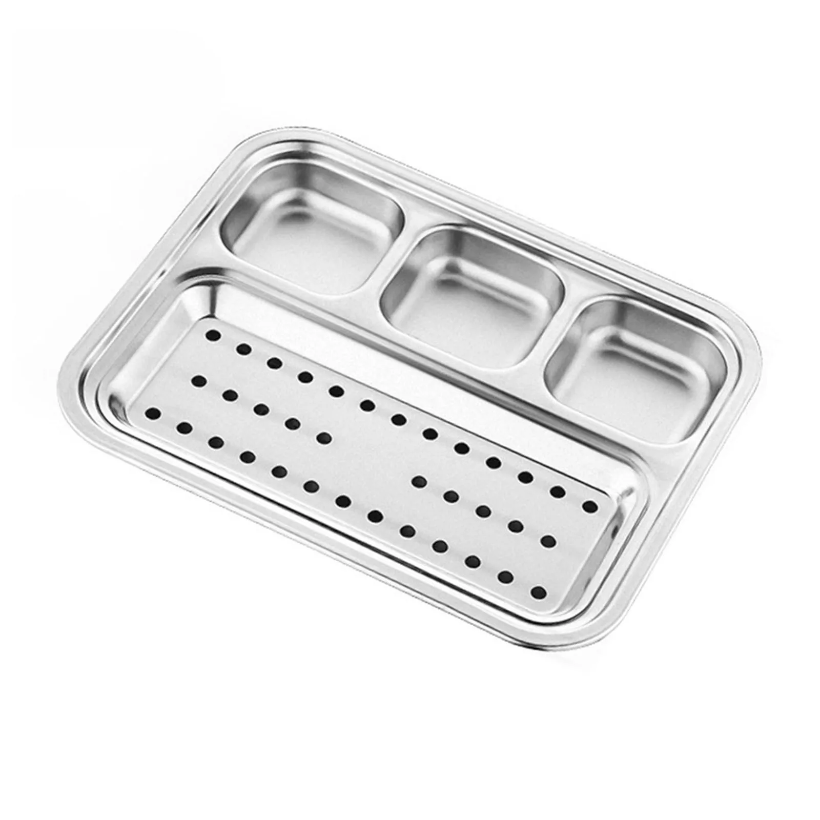 Stainless Steel Seasoning Dish Multi-grid Hot Pot Dipping Bowl Vinegar Soy Kimchi Sauce Dish Snack Plate Kitchen Tableware
Stainless Steel Seasoning Dish Multi-grid Hot Pot Dipping Bowl Vinegar Soy Kimchi Sauce Dish Snack Plate Kitchen Tableware