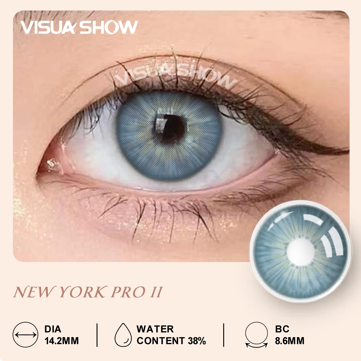 VISUASHOW New Arrival 1 Pair Color Contact Lenses 2 Pcs Half Yearly Colored Contact Lenses Cosmetic Contact Lens Myopia Lenses
VISUASHOW New Arrival 1 Pair Color Contact Lenses 2 Pcs Half Yearly Colored Contact Lenses Cosmetic Contact Lens Myopia Lenses
