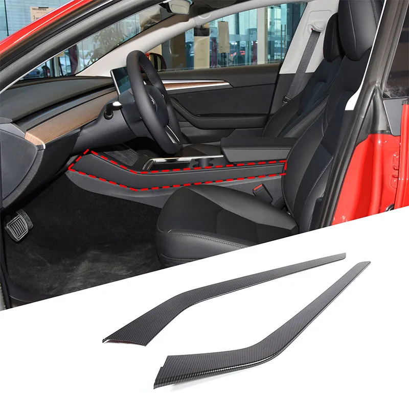 For Tesla MODEL 3 Model Y 2021 ABS Carbon fiber Car Central Control Side Trim Strip Frame Cover Trim Sticker Car Accessories
For Tesla MODEL 3 Model Y 2021 ABS Carbon fiber Car Central Control Side Trim Strip Frame Cover Trim Sticker Car Accessories