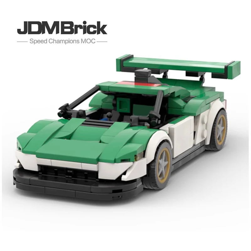 Конструктор MOC мужской Красивый зеленый спортивный автомобиль, скоростной чемпион, гоночный классический пазл, вставка автомобиля, Детали модели
Конструктор MOC мужской Красивый зеленый спортивный автомобиль, скоростной чемпион, гоночный классический пазл, вставка автомобиля, Детали модели