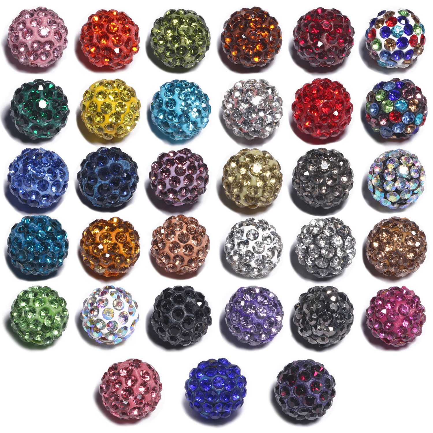6 8 10mm Big Hole Crystal Clay Spacer Beads Shambhala Micro Pave Rhinestone Ball Beads for Jewelry Making DIY Bracelet Earrings
6 8 10mm Big Hole Crystal Clay Spacer Beads Shambhala Micro Pave Rhinestone Ball Beads for Jewelry Making DIY Bracelet Earrings