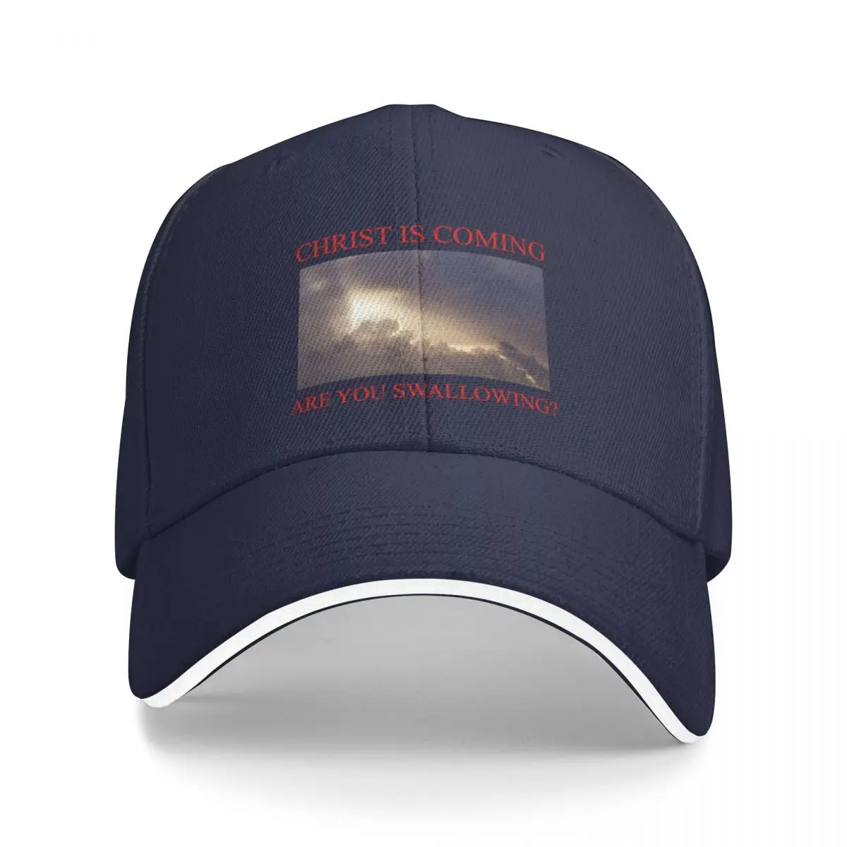 

Christ is coming. Are you swallowing Baseball Cap Fashion Beach Golf Wear Beach Outing Cap Woman Men'S