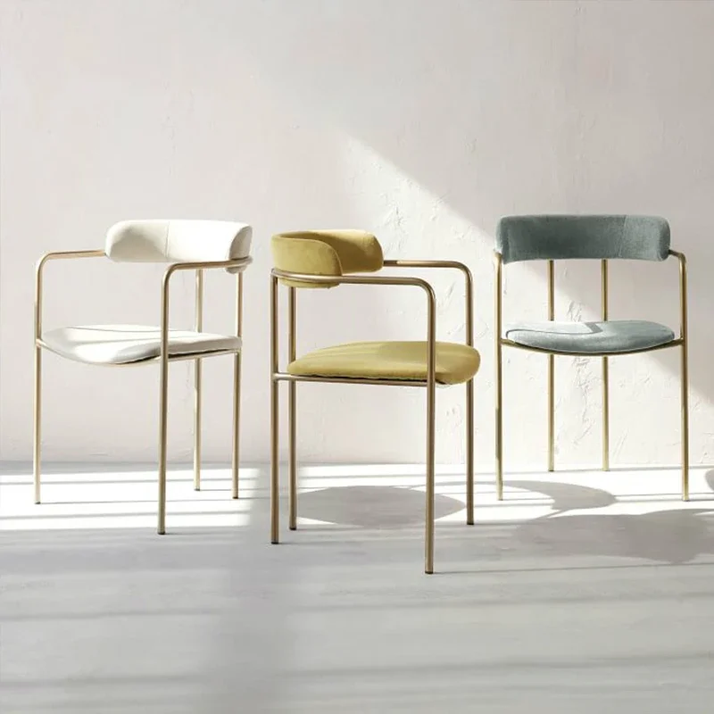 Nordic Dining Chair Modern Minimalist Milk Tea Shop Iron Armchair with Armrest Manicure Clothing Store Leisure Reception Chair
Nordic Dining Chair Modern Minimalist Milk Tea Shop Iron Armchair with Armrest Manicure Clothing Store Leisure Reception Chair