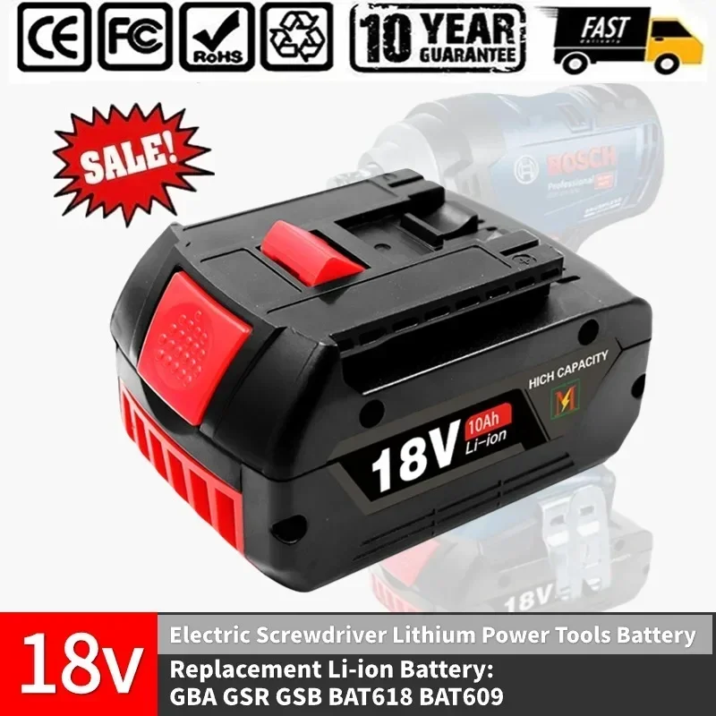 Replacement BAT609 18V 6.0Ah10Ah Rechargeable Lithium Battery for Bosch 18V 10Ah Backup Battery Portable
Replacement BAT609 18V 6.0Ah10Ah Rechargeable Lithium Battery for Bosch 18V 10Ah Backup Battery Portable