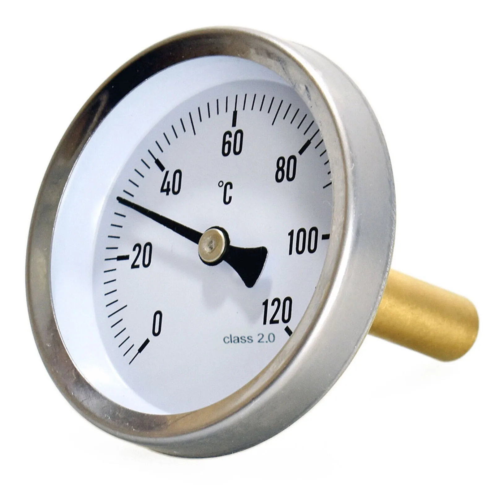 Bimetal Thermometer For Boilers Pots For Central Heating Systems For Grills BBQs Measuring The Temperature Silver
Bimetal Thermometer For Boilers Pots For Central Heating Systems For Grills BBQs Measuring The Temperature Silver