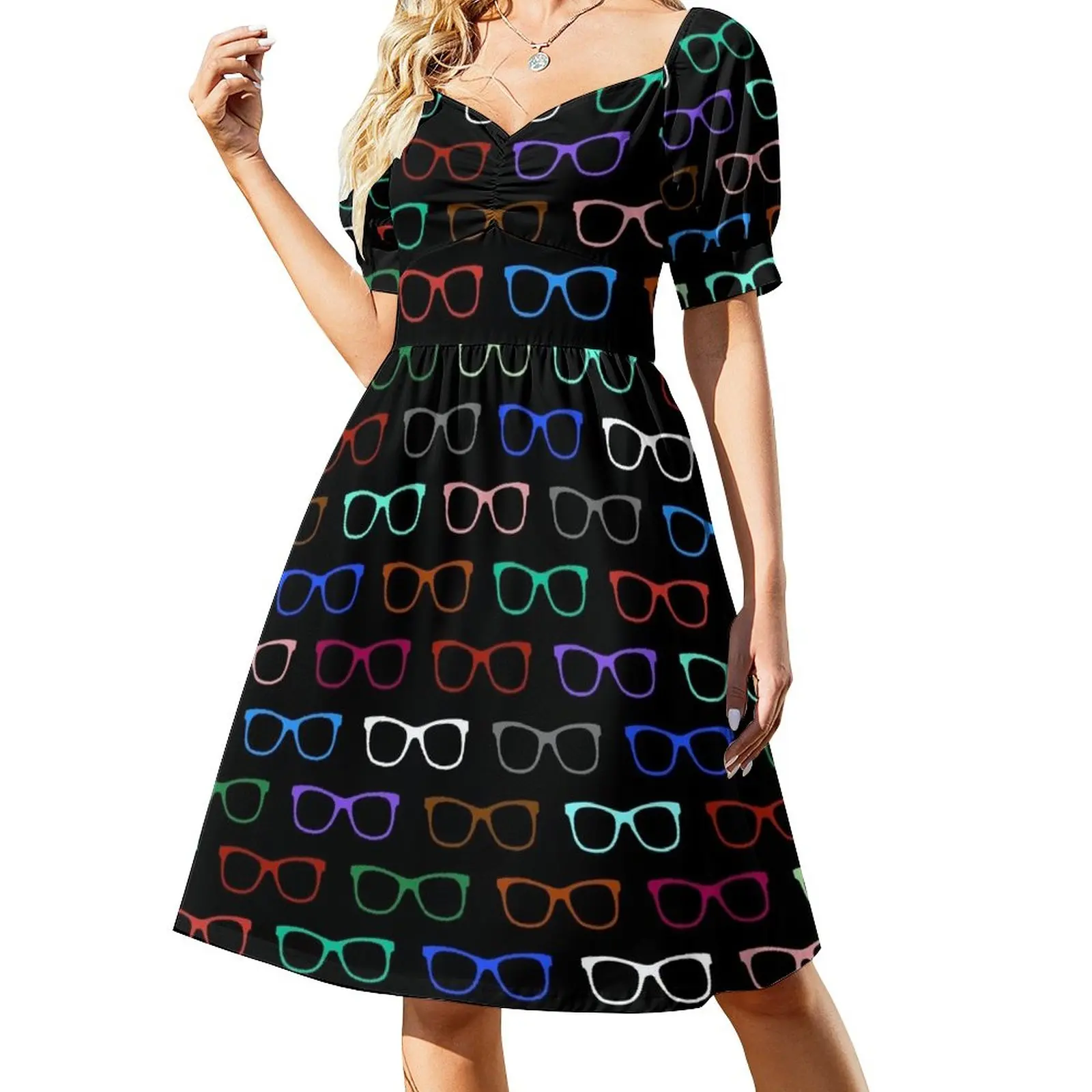 Hipster Colorful Eyeglasses Pattern II Sleeveless Dress Evening gown prom dresses dresses for prom
Hipster Colorful Eyeglasses Pattern II Sleeveless Dress Evening gown prom dresses dresses for prom