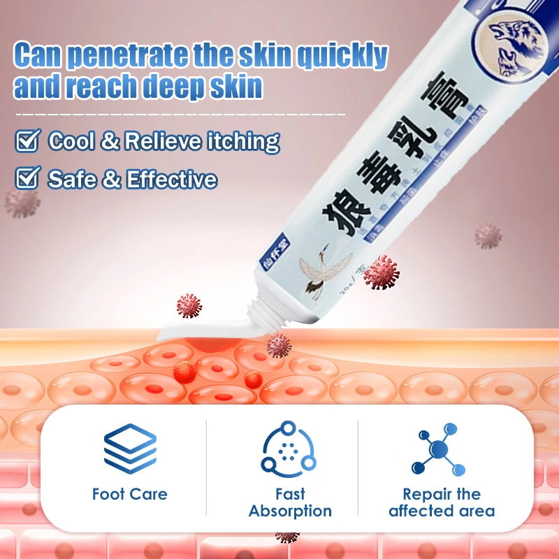 20g Feet Odor Removal Cream Feet Repair Care Tinea Pedis Ointment Foot Peeling Itch Cream Beriberi Fungal Inhibition Dressing 
20g Feet Odor Removal Cream Feet Repair Care Tinea Pedis Ointment Foot Peeling Itch Cream Beriberi Fungal Inhibition Dressing