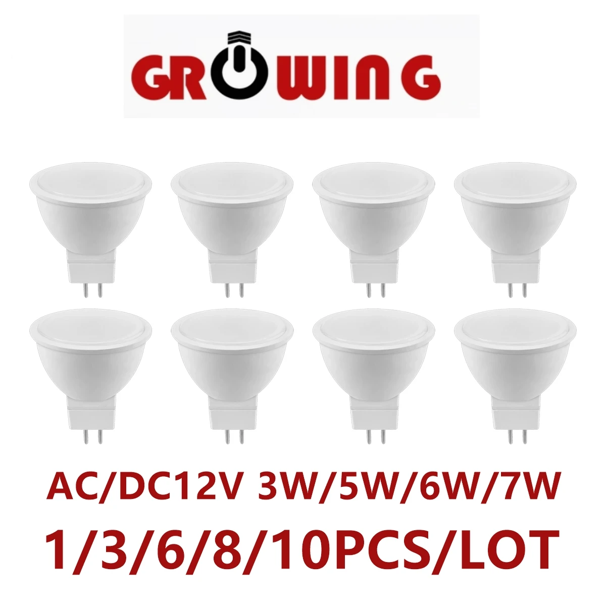 Spot Foco MR16 GU 5.3 AC DC12V 3W 5W 6W 7W Warm White Day Light LED Light Lamp For Home Decoration Replace 50W Halogen Spotlight
Spot Foco MR16 GU 5.3 AC DC12V 3W 5W 6W 7W Warm White Day Light LED Light Lamp For Home Decoration Replace 50W Halogen Spotlight