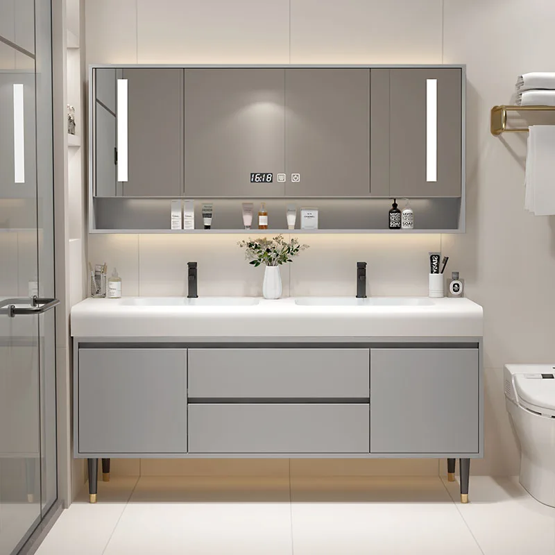 Glass Vanity Shelves Bathroom Cabinet Storage Toilet Locker Bathroom Cabinet Modern Badezimmer Schrank Home Furniture YQ50BC
Glass Vanity Shelves Bathroom Cabinet Storage Toilet Locker Bathroom Cabinet Modern Badezimmer Schrank Home Furniture YQ50BC
