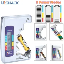 Digital Battery Tester LCD Display C D N AA AAA 9V 1.5V Button Cell Battery Capacity Check Detector Capacitance Diagnostic Tool
Digital Battery Tester LCD Display C D N AA AAA 9V 1.5V Button Cell Battery Capacity Check Detector Capacitance Diagnostic Tool