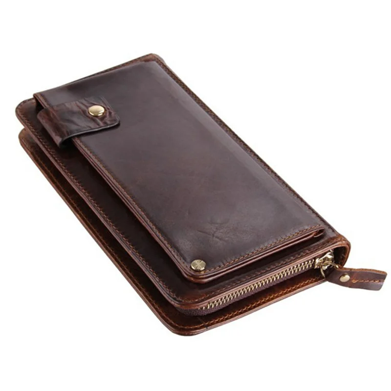 Luxury Genuine Leather Long Wallet Men's Clutch Bag Male Purse Fashion Phone Case Card Large Capacity Big Money M195
Luxury Genuine Leather Long Wallet Men's Clutch Bag Male Purse Fashion Phone Case Card Large Capacity Big Money M195
