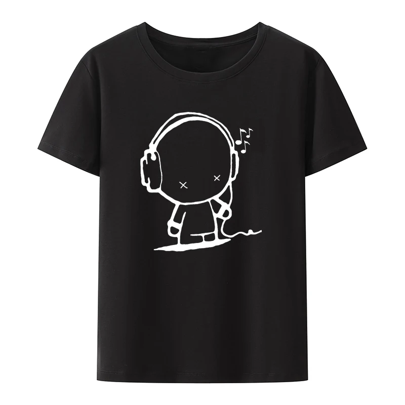 

Music Man Essential T-Shirt Cotton T-Shirt Cartoon Style T-shirts Men Street Fashion Pattern Roupas Masculinas Casual Humor Tees