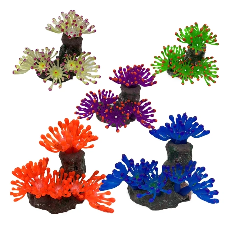 

Fish Tanks Decoration Life Like Coral Figure Aquariums Decor Fish Tanks Ornament Freshwater Saltwater Landscaping Ornament
