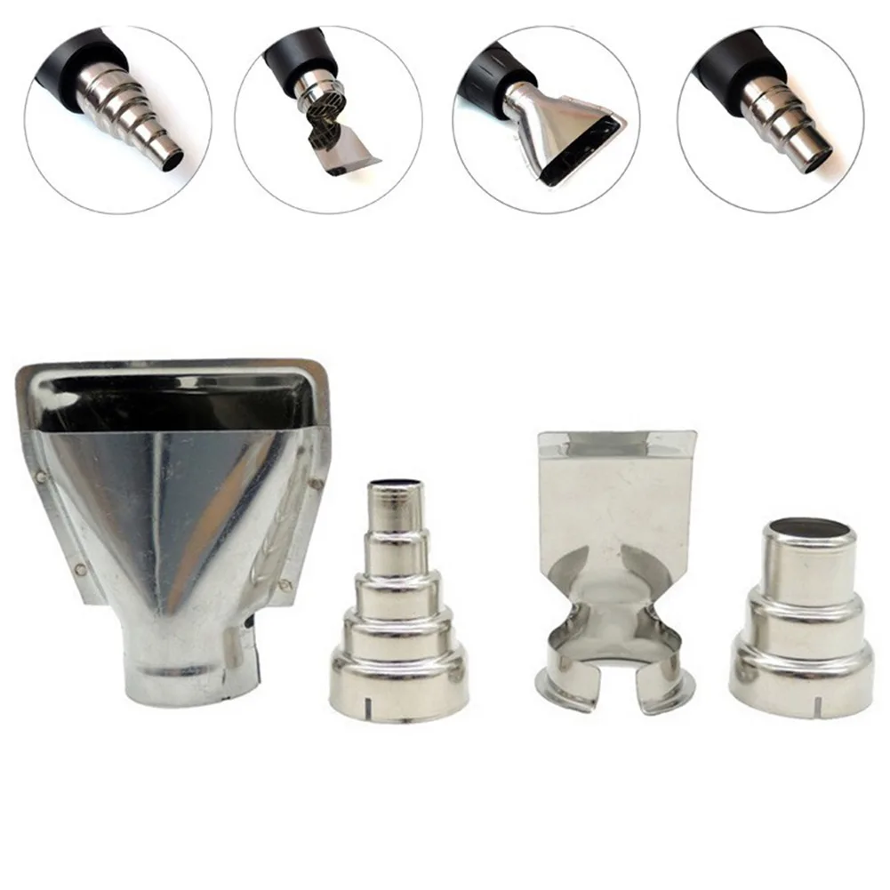 

1PC Hot Air Gun Nozzle Stainless Steel Wind Nozzles 35mm Electric Heat AirGun Torch Replacement Accessories For Welding Tools