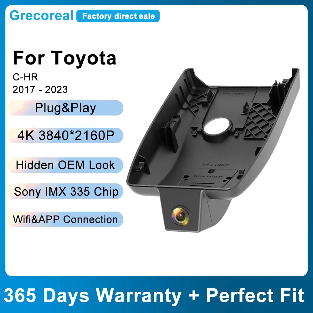 Grecoreal Dashcam 2K 4K Wifi Dual Dash Cam Front Rear for Toyota C-HR CHR IZOA 2022 2021 2020 2019 2018 Dual Car DVR Dash Camera
Grecoreal Dashcam 2K 4K Wifi Dual Dash Cam Front Rear for Toyota C-HR CHR IZOA 2022 2021 2020 2019 2018 Dual Car DVR Dash Camera