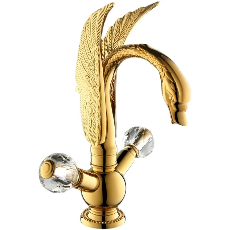 Vintage Swan Shape All Copper Wash Basin Cold and Hot Water Single Hole Wash Basin Art Faucet
Vintage Swan Shape All Copper Wash Basin Cold and Hot Water Single Hole Wash Basin Art Faucet