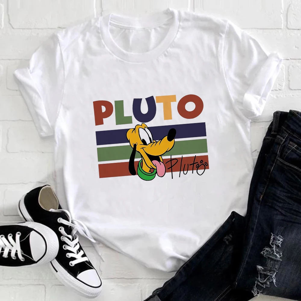 Disney Pluto Signature Cartoon Funny T Shirt Women Classic Home Casual Fashion Female Clothes Basic Tees Y2k Tops Fast Delivery
Disney Pluto Signature Cartoon Funny T Shirt Women Classic Home Casual Fashion Female Clothes Basic Tees Y2k Tops Fast Delivery