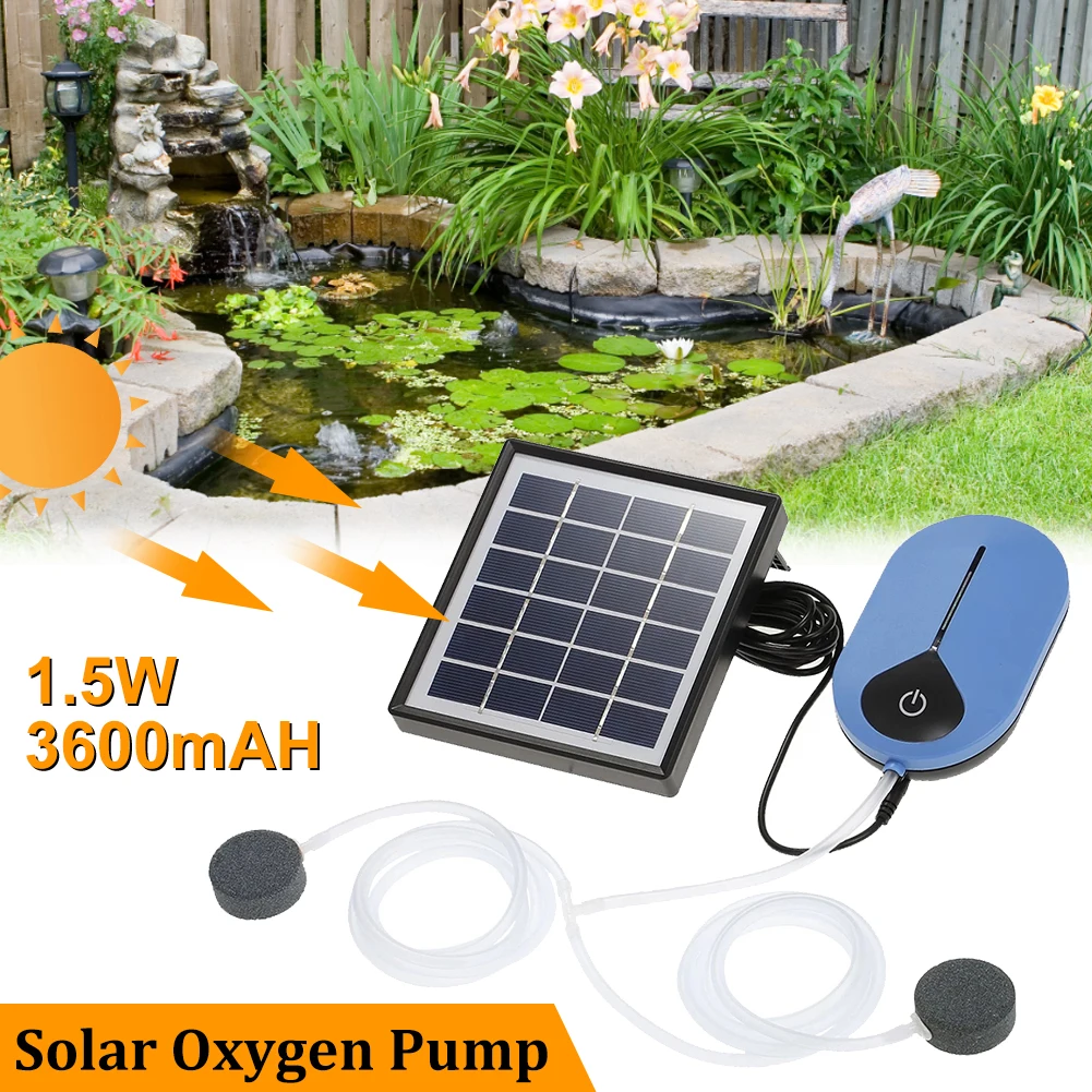 Solar/USB Air Pump Kit Aquarium Pump Quiet & Efficient Oxygen Aerator For Oxygenating Aquarium Outdoor Fish Tank Pond Fountain
Solar/USB Air Pump Kit Aquarium Pump Quiet & Efficient Oxygen Aerator For Oxygenating Aquarium Outdoor Fish Tank Pond Fountain