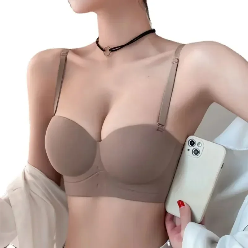 Strapless Ring Comfortable No Sling Bra Push-up Closed Beautiful Underwear Breasts Women's Sexy Back Steel Breathable
Strapless Ring Comfortable No Sling Bra Push-up Closed Beautiful Underwear Breasts Women's Sexy Back Steel Breathable