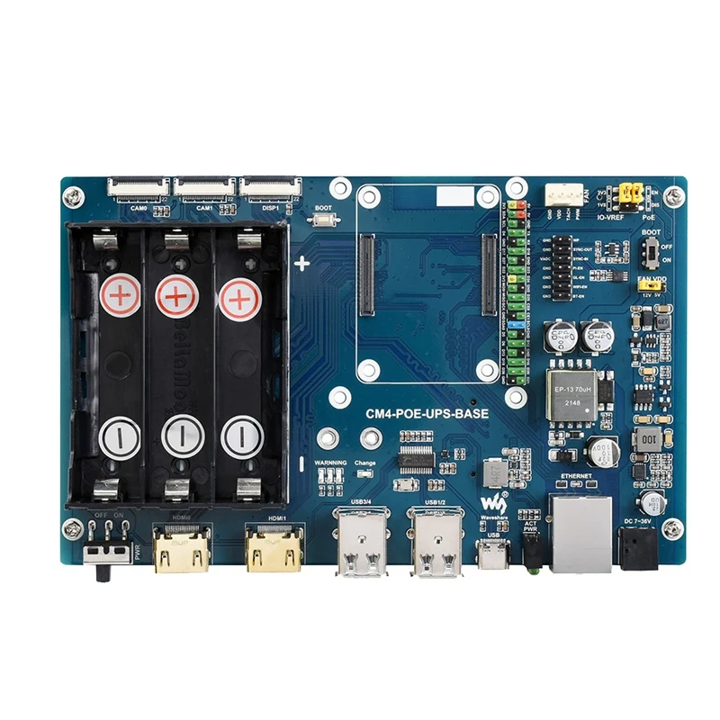 UPS Poe Expansion Board Gigabit Ethernet GPIO USB Carrier For RPI Raspberry Pi Compute Module 4 CM4 Lite 2GB 4GB 8GB
UPS Poe Expansion Board Gigabit Ethernet GPIO USB Carrier For RPI Raspberry Pi Compute Module 4 CM4 Lite 2GB 4GB 8GB