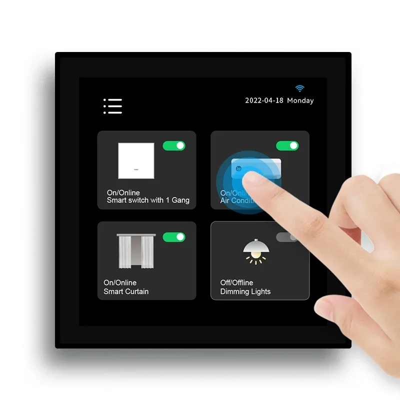 LCD Screen Control Panel Smart Home Touch Screen Tuya Wifi Central Control Panel Multi-functional Home Improvement
LCD Screen Control Panel Smart Home Touch Screen Tuya Wifi Central Control Panel Multi-functional Home Improvement