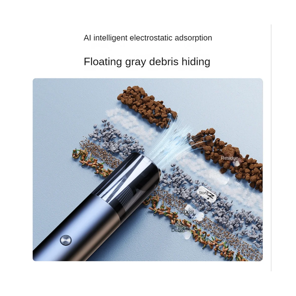 5200Pa Car Vacuum Cleaner Strong Suction Wireless Portable Vacuum Cleaner Dual Use Mini Handheld Cleaning -black 
5200Pa Car Vacuum Cleaner Strong Suction Wireless Portable Vacuum Cleaner Dual Use Mini Handheld Cleaning -black