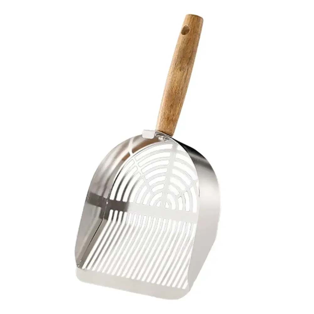 Steel Cat Litter Scoop with Long Handle – Pet Waste Shovel for Tofu Sand Litter Boxes Steel Cat Litter Scoop with Long Handle – Pet Waste Shovel for Tofu Sand Litter Boxes