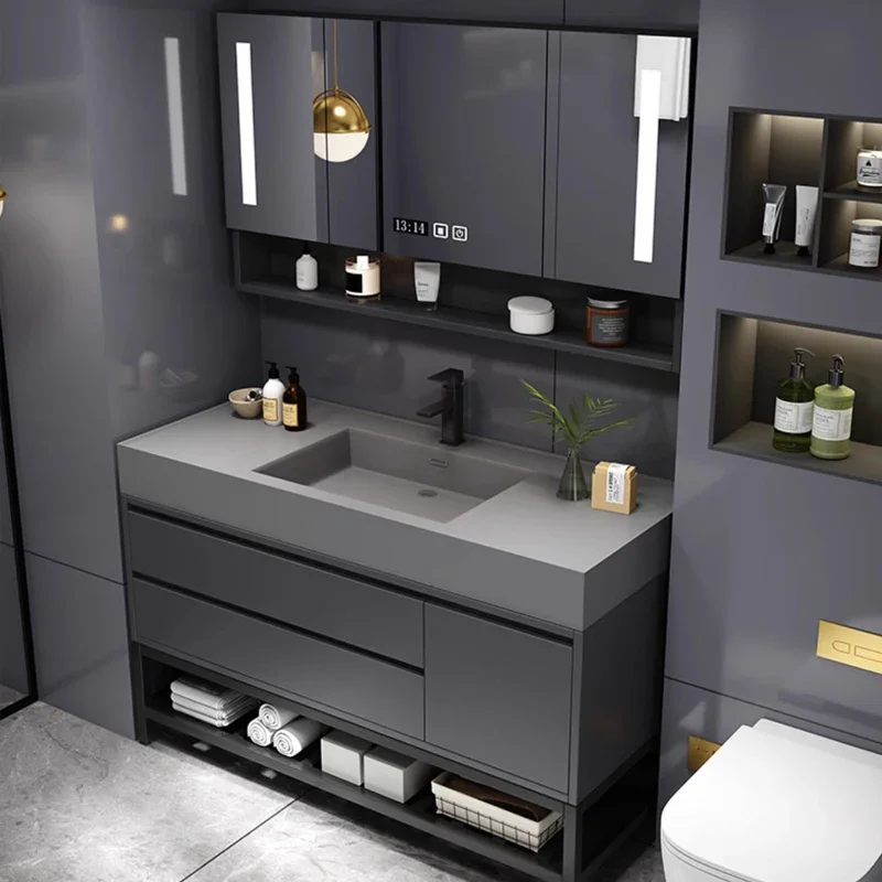 Шкафчик для мебели в ванную комнату, встроенная умная раковина, комбинированная раковина большого размера, простой напольный стоячий Тип
Шкафчик для мебели в ванную комнату, встроенная умная раковина, комбинированная раковина большого размера, простой напольный стоячий Тип