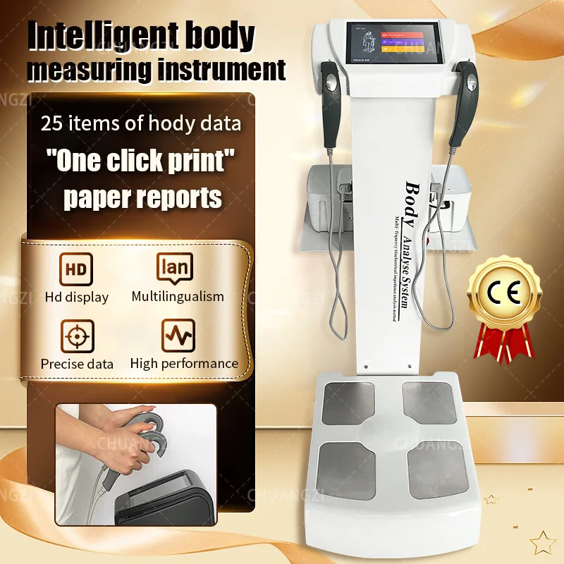Lntelligent Bodymeasuring Instrument EMSZERO Body Composition Analyzer Quantum 8 Health Fat Measurement Bio-impedance Machine
Lntelligent Bodymeasuring Instrument EMSZERO Body Composition Analyzer Quantum 8 Health Fat Measurement Bio-impedance Machine