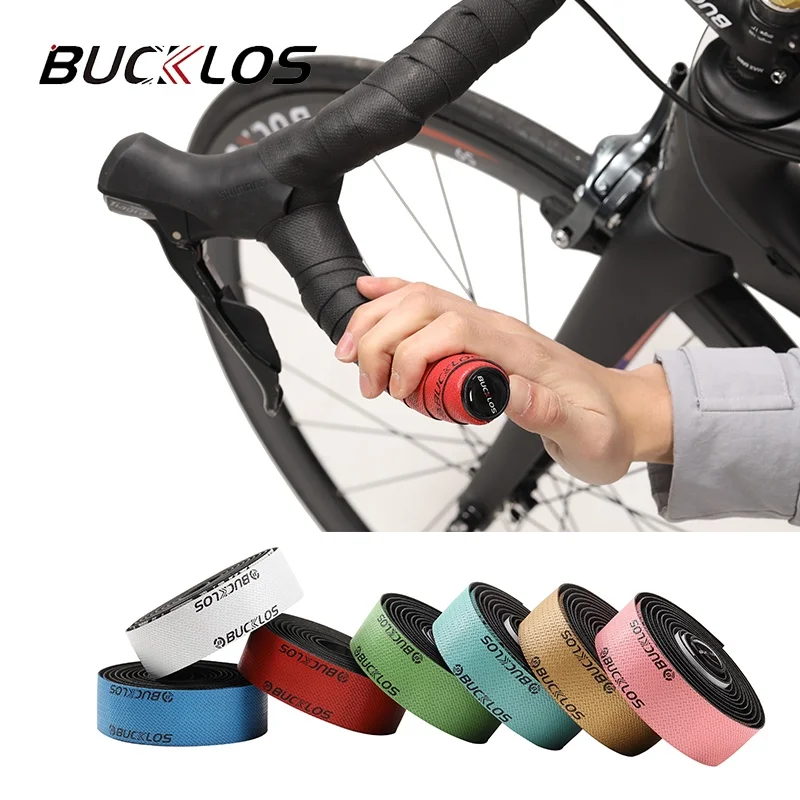 

BUCKLOS Bicycle Handlebar Tape Shock Absorption Bike Handle Bar Tapes Comefortable Durable Road Bikes Wrap Cycling Accessories