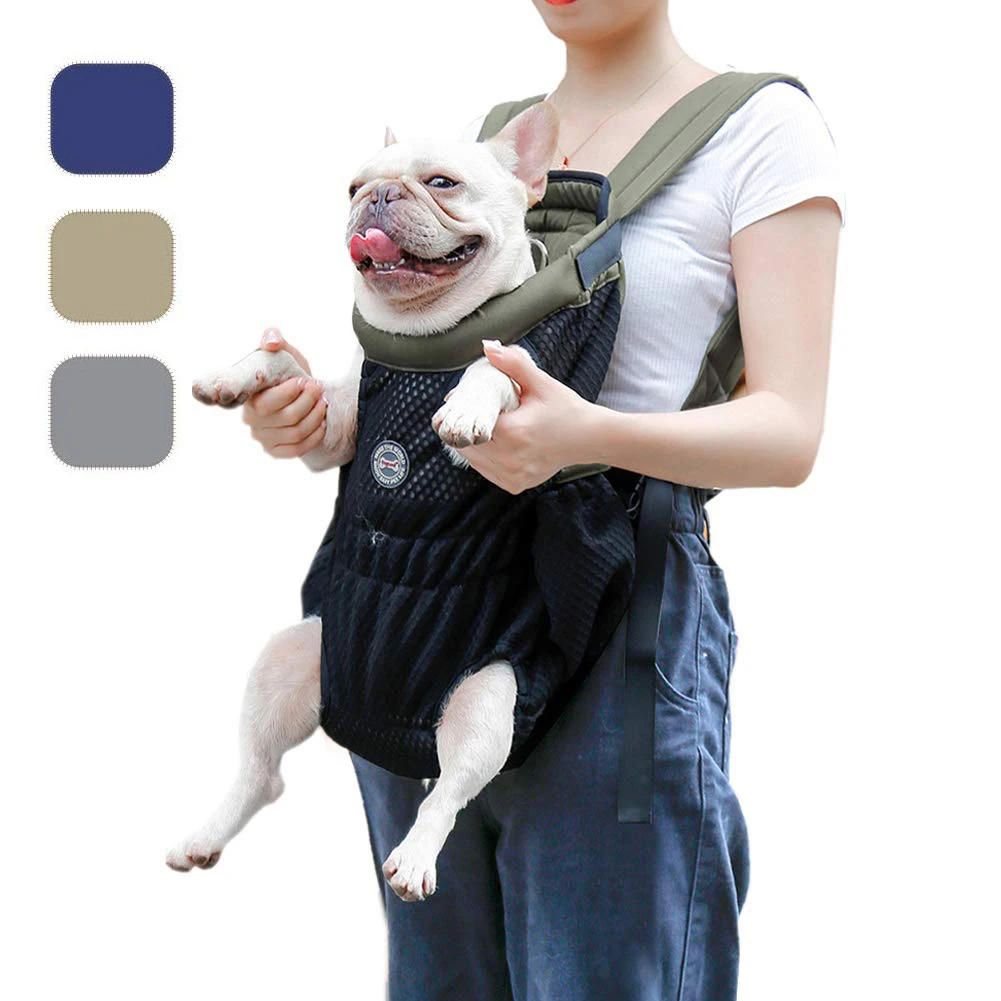 

Dog Carrier Backpack Dog Hiking Backpack Legs Out Front-Facing for Small Medium Large Dogs Cats Hands-Free Dog Travel Backpack