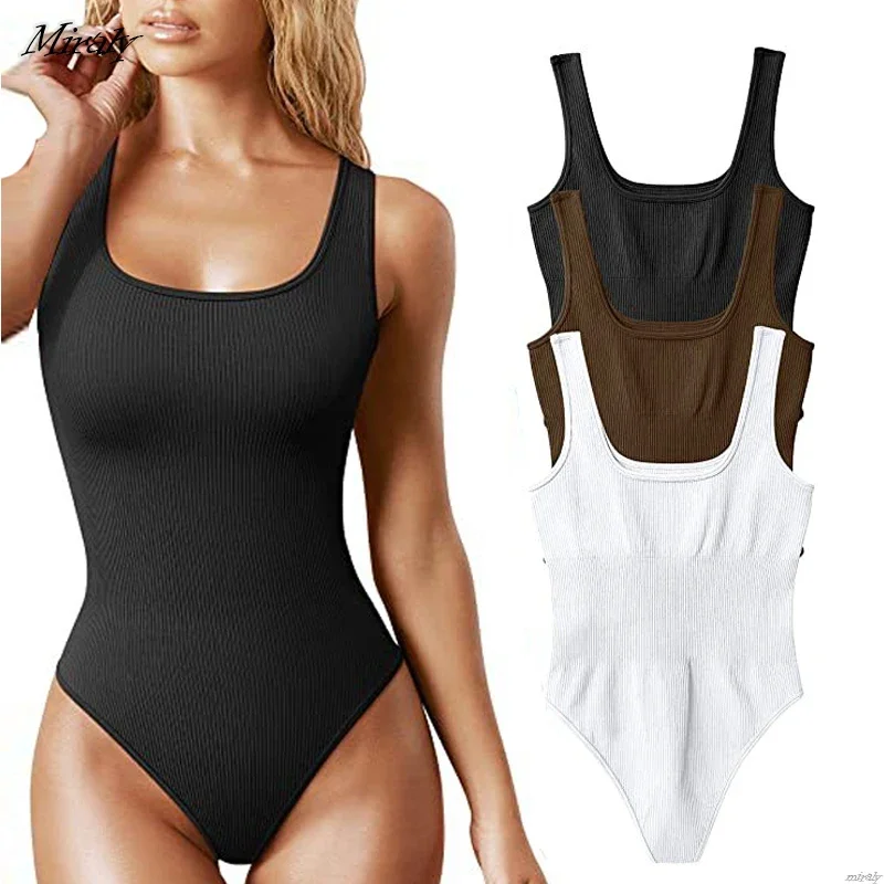 Seamless Sculpting Bodysuit Shapewear Women Square Neck Tummy Control Thong Body Shaper Sexy Ribbed Tank Tops Slimming Jumpsuit
Seamless Sculpting Bodysuit Shapewear Women Square Neck Tummy Control Thong Body Shaper Sexy Ribbed Tank Tops Slimming Jumpsuit