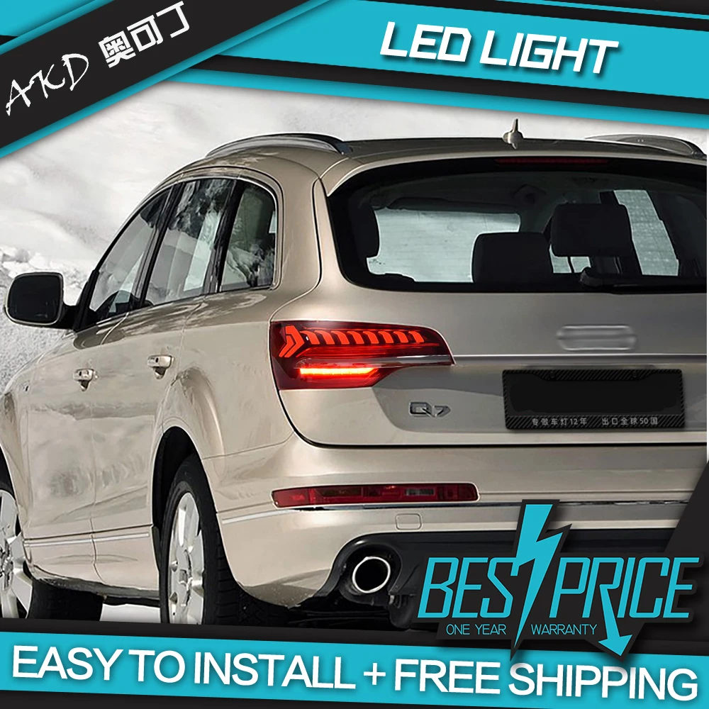 AKD Car Styling Tail Lamp for Audi Q7 Tail Lights 2006-2015 LED Tail Light DRL Brake Reverse Stop Lamp Automotive Accessories
AKD Car Styling Tail Lamp for Audi Q7 Tail Lights 2006-2015 LED Tail Light DRL Brake Reverse Stop Lamp Automotive Accessories