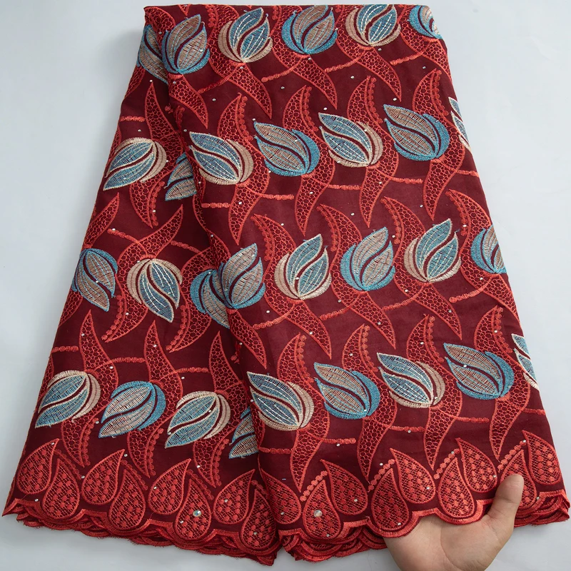 Wine Color African Swiss Voile Lace Fabric Embroidery Nigerian Cotton Lace Popular Dubai Style 5Yards Dry Lace For Dress Y3256
Wine Color African Swiss Voile Lace Fabric Embroidery Nigerian Cotton Lace Popular Dubai Style 5Yards Dry Lace For Dress Y3256