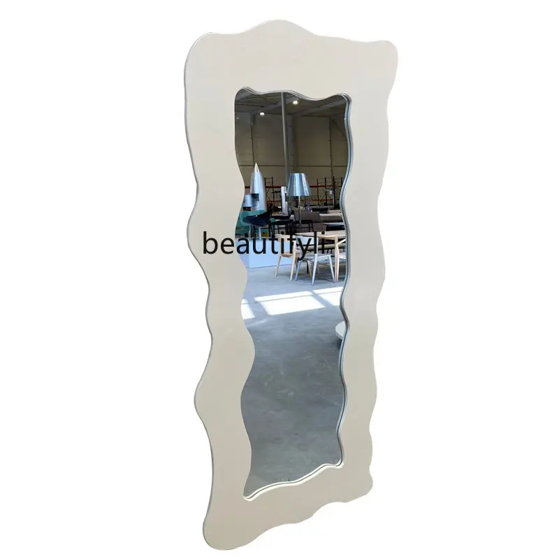 zq Nordic Wave Full-Length Mirror Art Floor Mirror Girls' Home Bedroom Clothing Store Dressing Mirror
zq Nordic Wave Full-Length Mirror Art Floor Mirror Girls' Home Bedroom Clothing Store Dressing Mirror