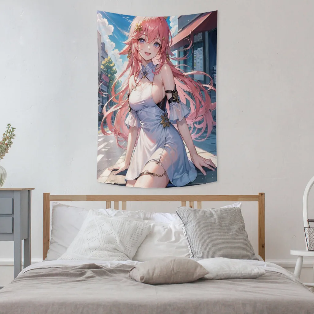 Custom Genshin Yae Miko Tapestry Game Character Yae Miyaji Wall Hanging Room Decor Aesthetic Lovely Poster
Custom Genshin Yae Miko Tapestry Game Character Yae Miyaji Wall Hanging Room Decor Aesthetic Lovely Poster