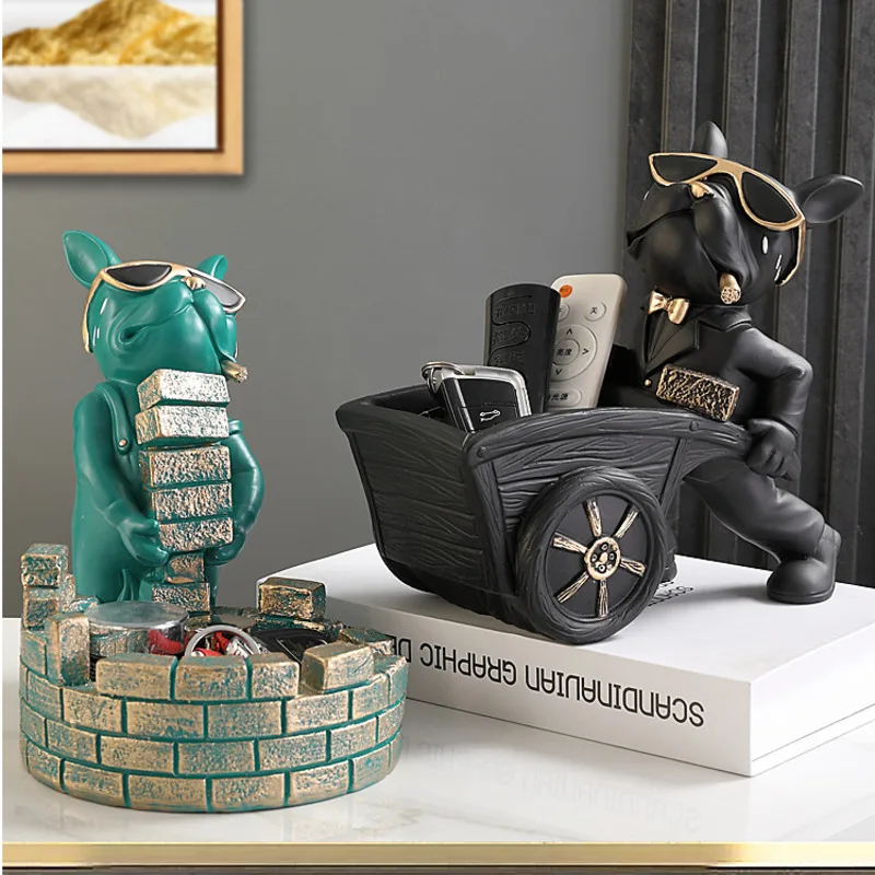 Nordic Builder Cool French Bulldog Butler Resin Statue Dog Sculpture Ornament Animal Figurine Office Home Interior Decor Gift
Nordic Builder Cool French Bulldog Butler Resin Statue Dog Sculpture Ornament Animal Figurine Office Home Interior Decor Gift