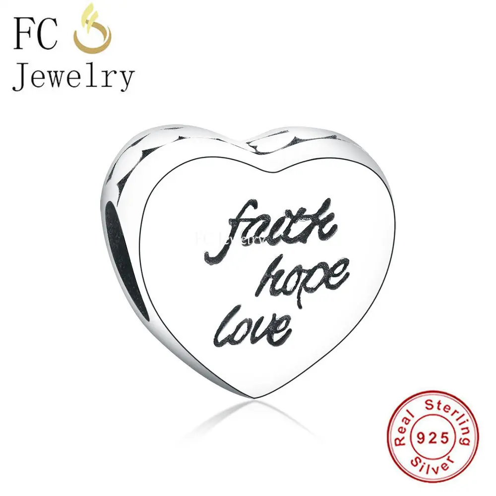 FC Jewelry Fit Original Pan Charms Bracelet 925 Sterling Silver Letter Faith Love Hope Heart Beads Making For Women Berloque
FC Jewelry Fit Original Pan Charms Bracelet 925 Sterling Silver Letter Faith Love Hope Heart Beads Making For Women Berloque
