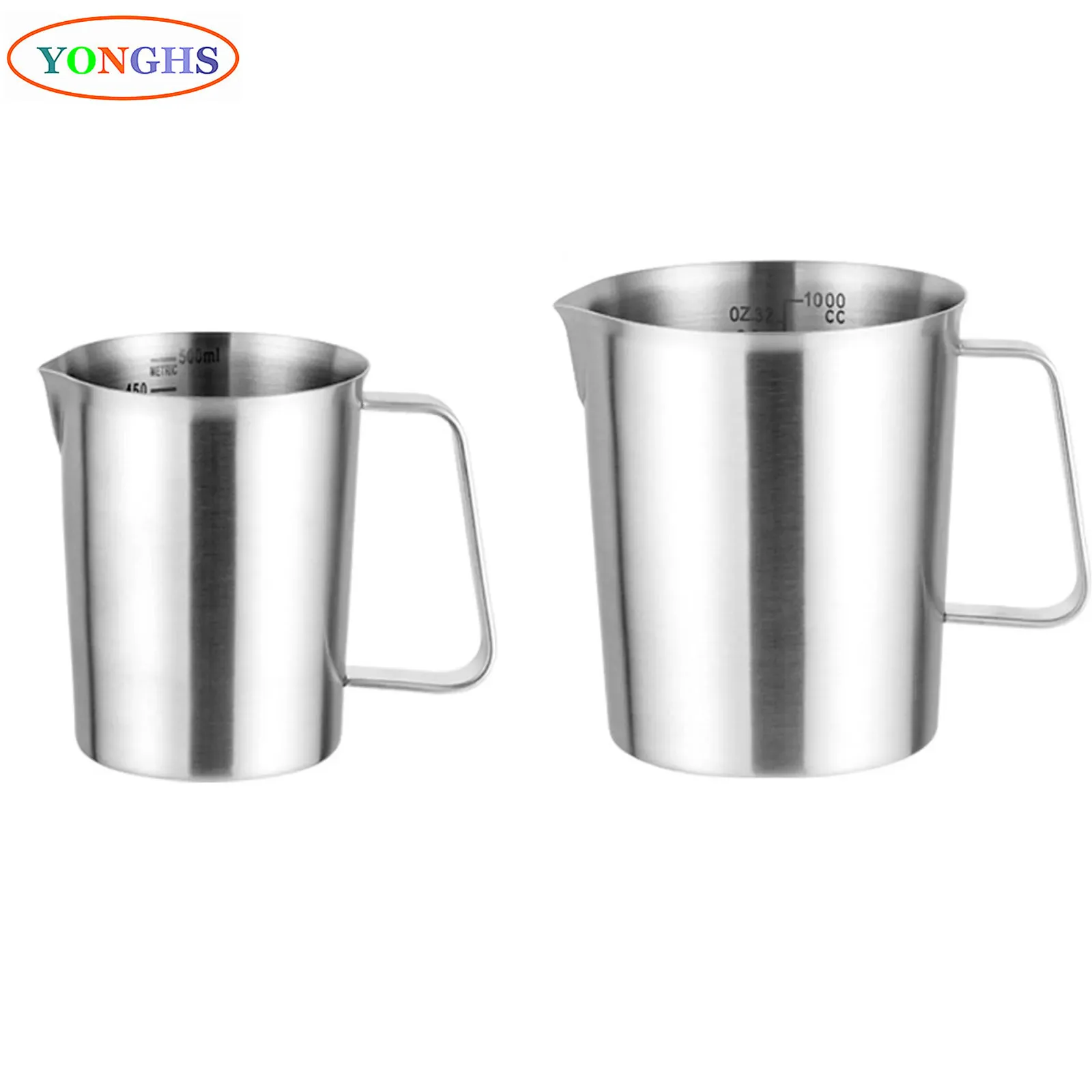 Stainless Steel Measuring Cup with Handle And Pour Lip Metal Pitcher with Oz And ML Marking Heavy-Duty Pitcher
Stainless Steel Measuring Cup with Handle And Pour Lip Metal Pitcher with Oz And ML Marking Heavy-Duty Pitcher