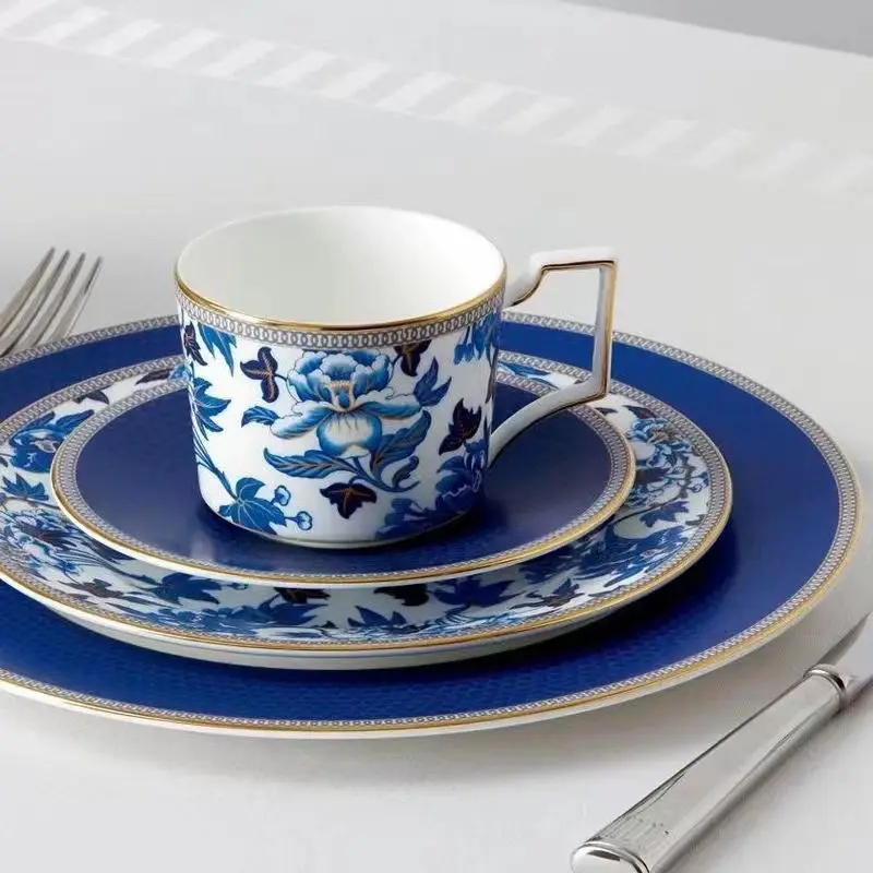 High-End Affordable Luxury Ceramic Plates Bone China Four-Piece Set Coffee Set Mug Series Good-looking Ceramic Dish Dinner Set
High-End Affordable Luxury Ceramic Plates Bone China Four-Piece Set Coffee Set Mug Series Good-looking Ceramic Dish Dinner Set