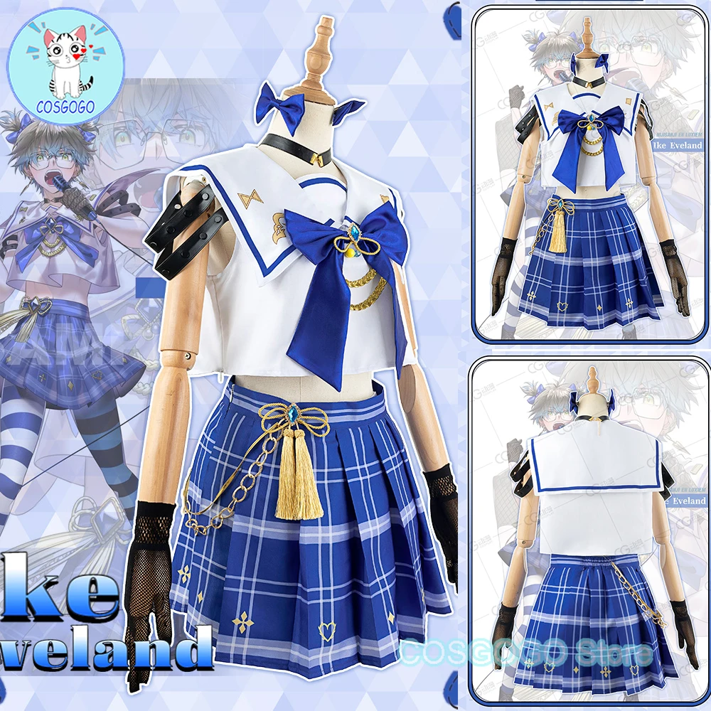 Женский костюм-трансформер для косплея Vtuber Ike Eveland
Женский костюм-трансформер для косплея Vtuber Ike Eveland