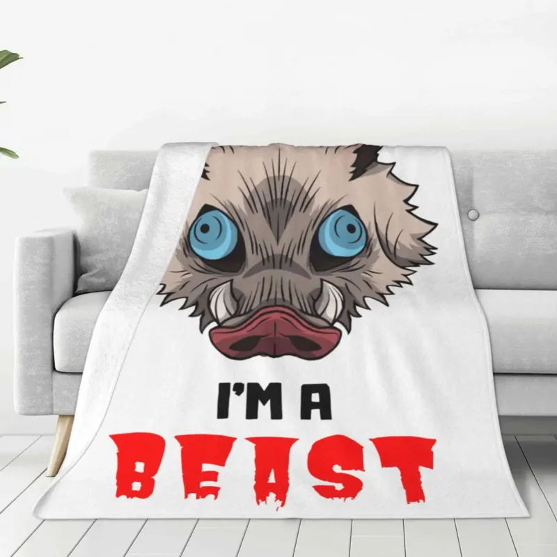I'm A Beast Hashibira Inosuke Blanket Demon Slayer Anime Flannel Throw Blanket Bedding Couch Printed Soft Warm Bedspreads
I'm A Beast Hashibira Inosuke Blanket Demon Slayer Anime Flannel Throw Blanket Bedding Couch Printed Soft Warm Bedspreads