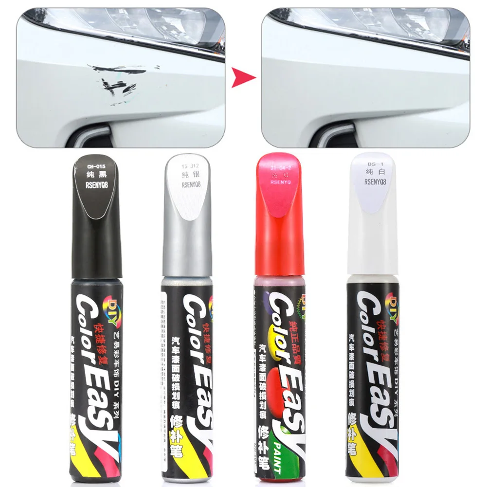

Car Paint Scratches Repair Pen Brush Waterproof Paint Marker Pen Car Tyre Tread Care Automotive Maintain Black White Red Silver