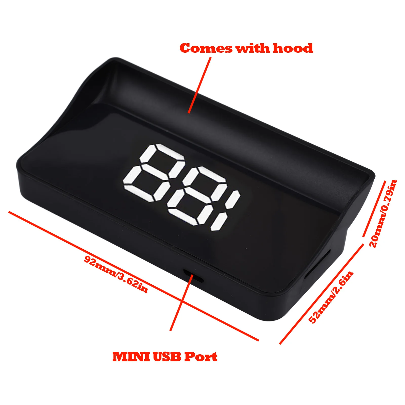 GPS Speedometer 1x Head Up Display Speed Display For Bikes For Buses For Scooters Reflective Film High Quality
GPS Speedometer 1x Head Up Display Speed Display For Bikes For Buses For Scooters Reflective Film High Quality