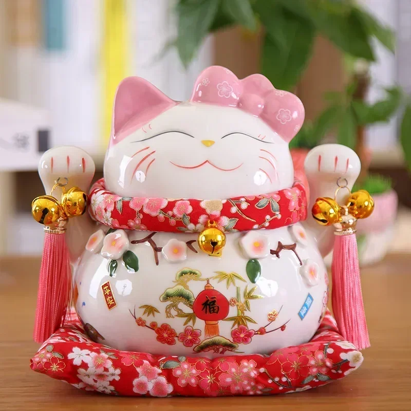 Ceramic Lucky Cat Lucky Cat Statue Porcelain Pink Lucky Cat Cash Box Auspicious Feng Shui Decoration Home Decoration
Ceramic Lucky Cat Lucky Cat Statue Porcelain Pink Lucky Cat Cash Box Auspicious Feng Shui Decoration Home Decoration