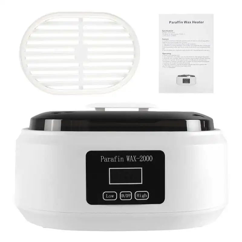 2L Wax Warmer Paraffin Heater With Booties and Gloves Depilation Wax-melt Hair Removel Device Wax Heater Temperature Display
2L Wax Warmer Paraffin Heater With Booties and Gloves Depilation Wax-melt Hair Removel Device Wax Heater Temperature Display