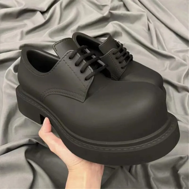 Mens Thick Platform Formal Shoes Round Toe Slip On Leather Casual Shoes Men Shoes Large Size 38-44
Mens Thick Platform Formal Shoes Round Toe Slip On Leather Casual Shoes Men Shoes Large Size 38-44