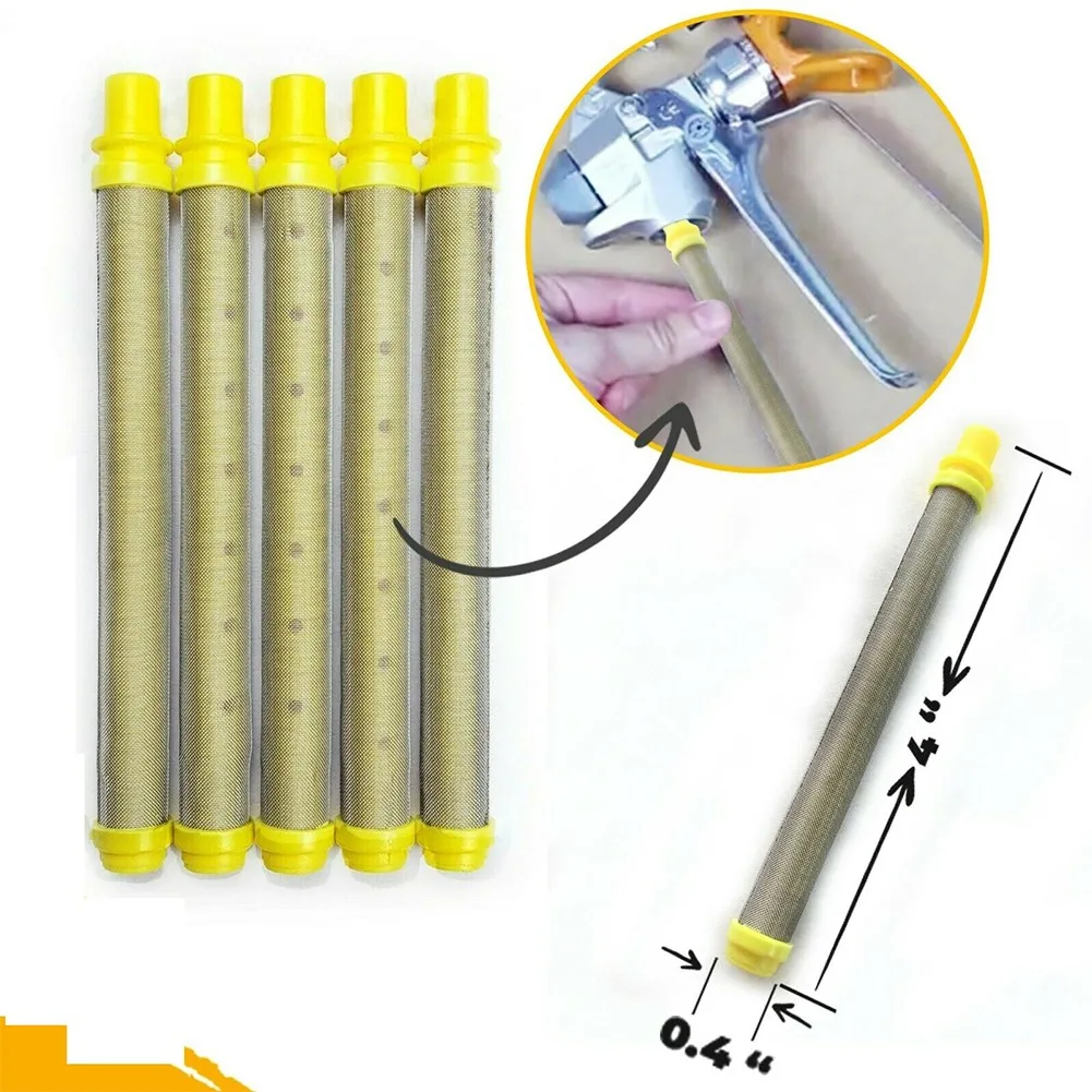 5pcs 100Mesh Spray Gun Filters Reduce Tip Plugging Durability Resistance To Compression 304 Stainless Steel Hand Tool Part
5pcs 100Mesh Spray Gun Filters Reduce Tip Plugging Durability Resistance To Compression 304 Stainless Steel Hand Tool Part