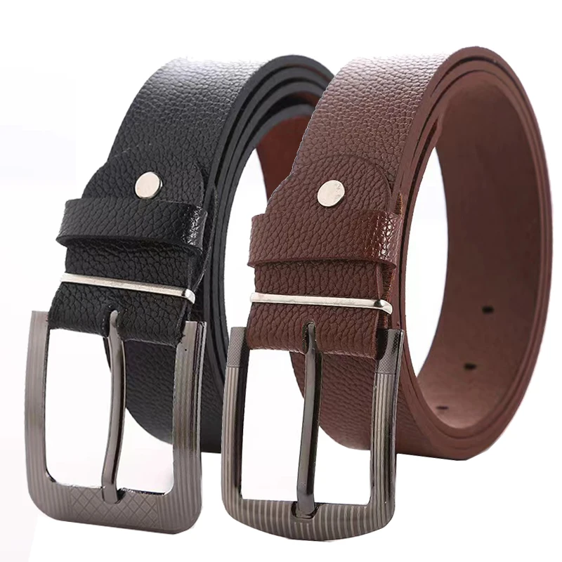 Men's Belt Fashion Metal Alloy Pin Buckle Belts Adult Luxury Jeans Business Casual Waist Male Strap Brand
Men's Belt Fashion Metal Alloy Pin Buckle Belts Adult Luxury Jeans Business Casual Waist Male Strap Brand